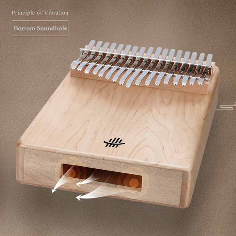 Kalimba Artisanal en bois d'érable